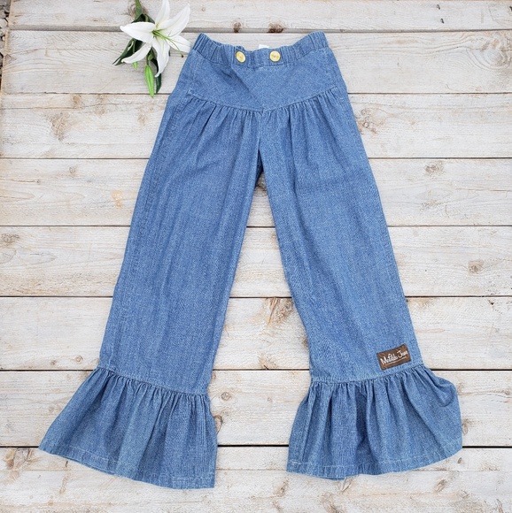 matilda jane denim ruffles